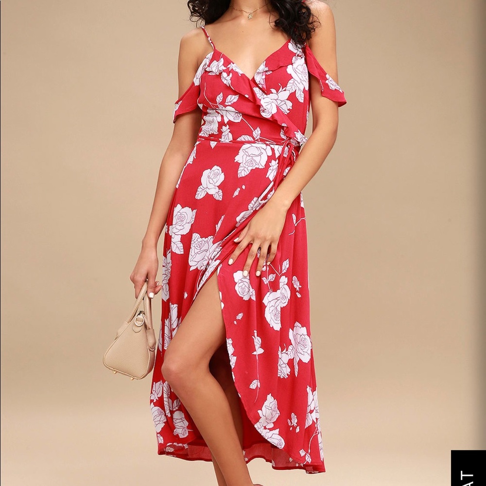 Lulus wrap dress size XS